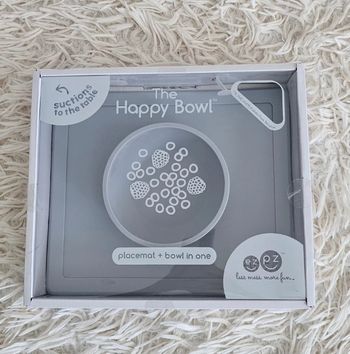 Assiette repas EZPZ gris 100% silicone Neuf 