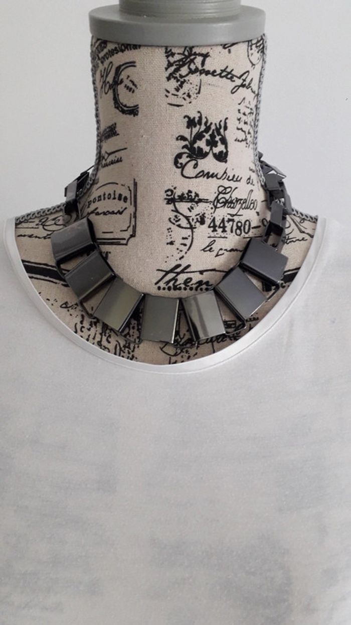 Collier argenté mango