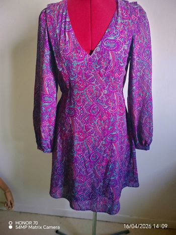 Robe imprimé cachemire
