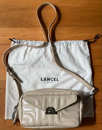 Sac à main LANCEL beige neuf 