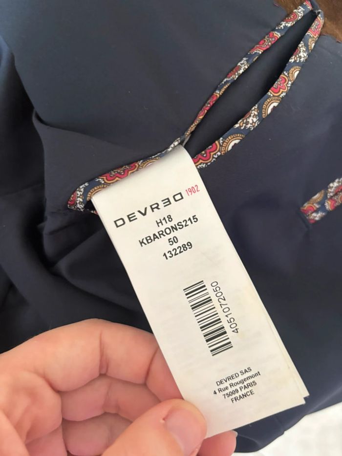 Veste de costume Devred marron effet daim Taille 50 - photo numéro 12