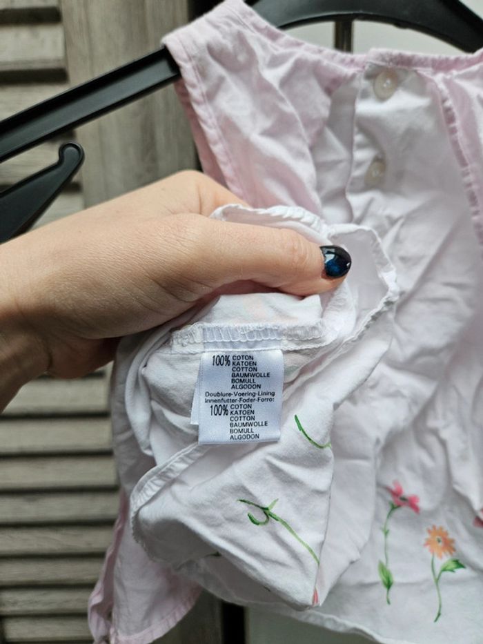 Robe courte sans manche Cocoon taille 71 cm rose pâle - photo numéro 7
