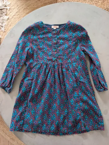 Robe manches longues liberty 6 ans Du pareil au Meme