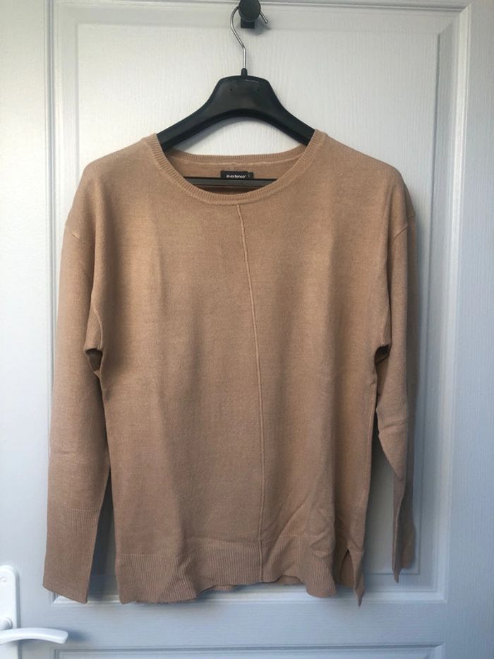 Pull marron femme in extenso taille s neuf