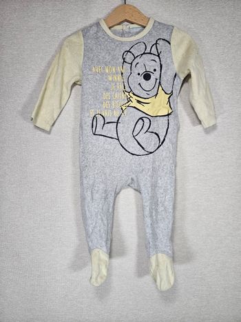 Pyjama velour winnie l'ourson disney 12 mois