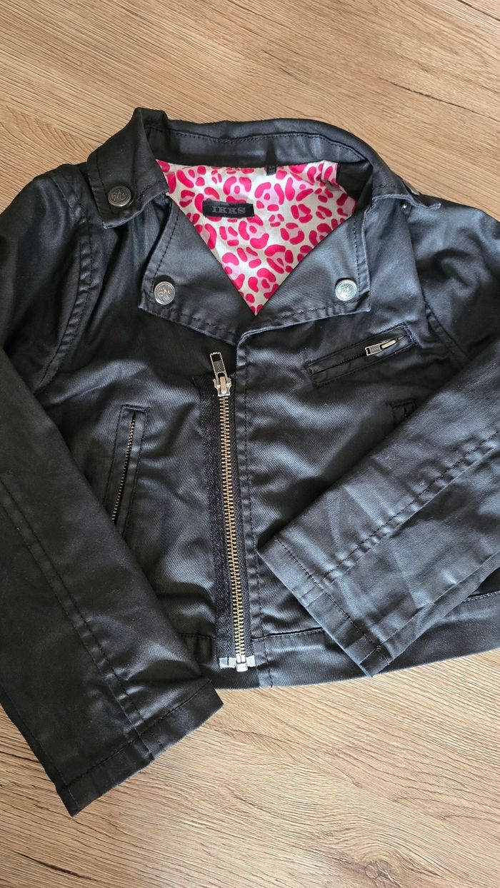 Veste similicuir ikks taille 5 ans