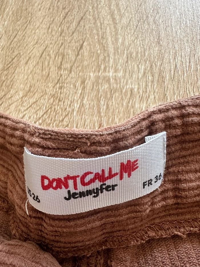 Pantalon à velours marron - photo numéro 4