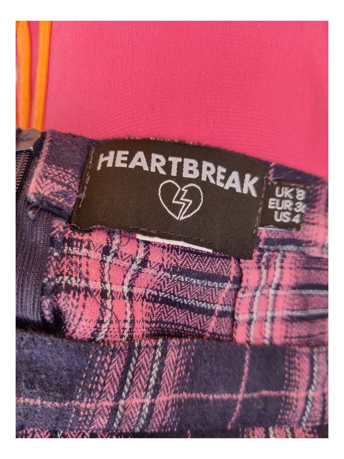 Mini jupe femme en laine à carreaux taille 36 Heartbreak - photo numéro 7
