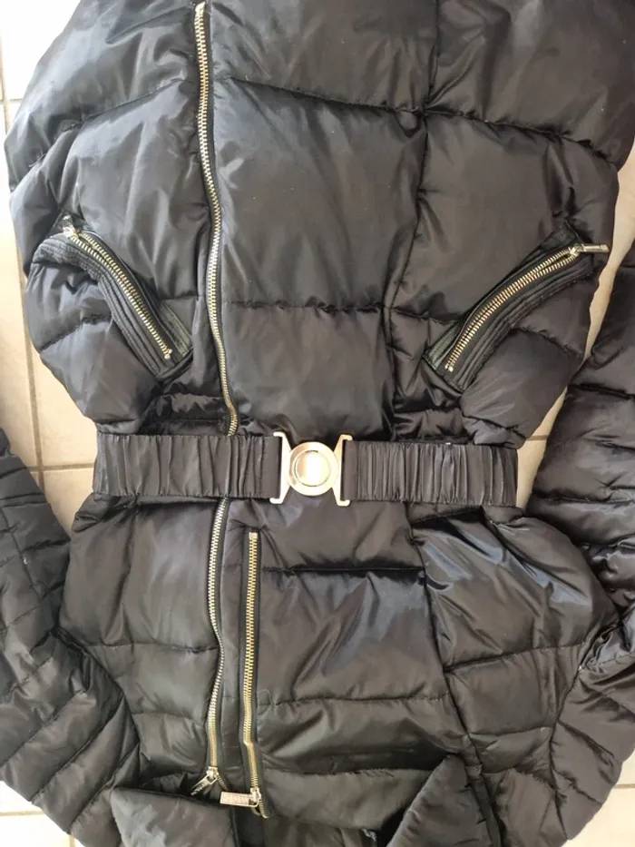 Manteau doudoune morgan noire taille 42 - photo numéro 2