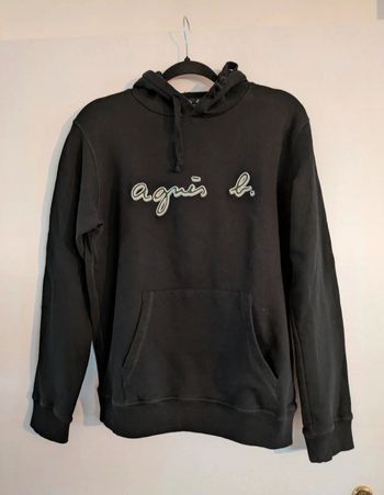 Sweat a capuche /hoodie en coton Agnès B