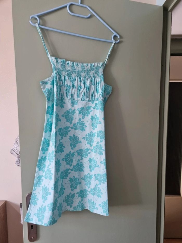 Robe été. Plissée