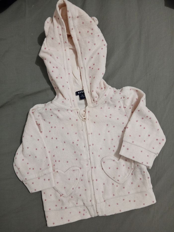 Veste à pois _ 3 mois