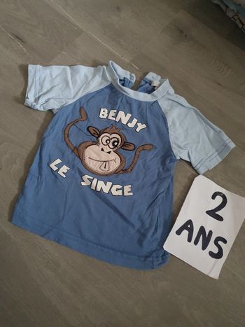Maillot t-shirt  2ans garçon