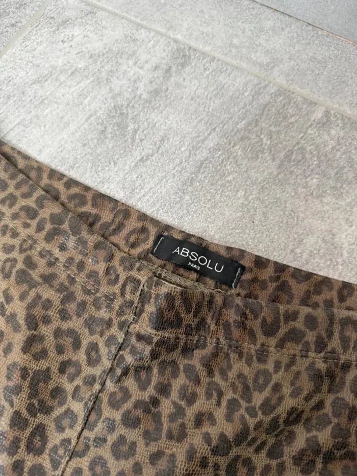 Legging Absolu Paris léopard femme taille 38 super état - photo numéro 5