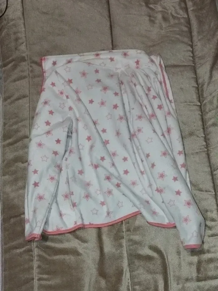 Veste polaire Inextenso blanc motifs étoiles fille 9-10 ans - photo numéro 7