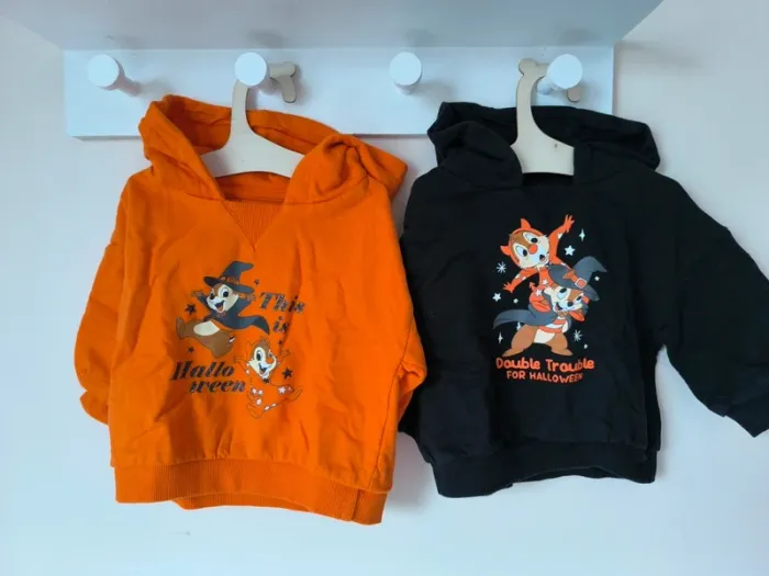 2 sweats Tic et Tac Halloween