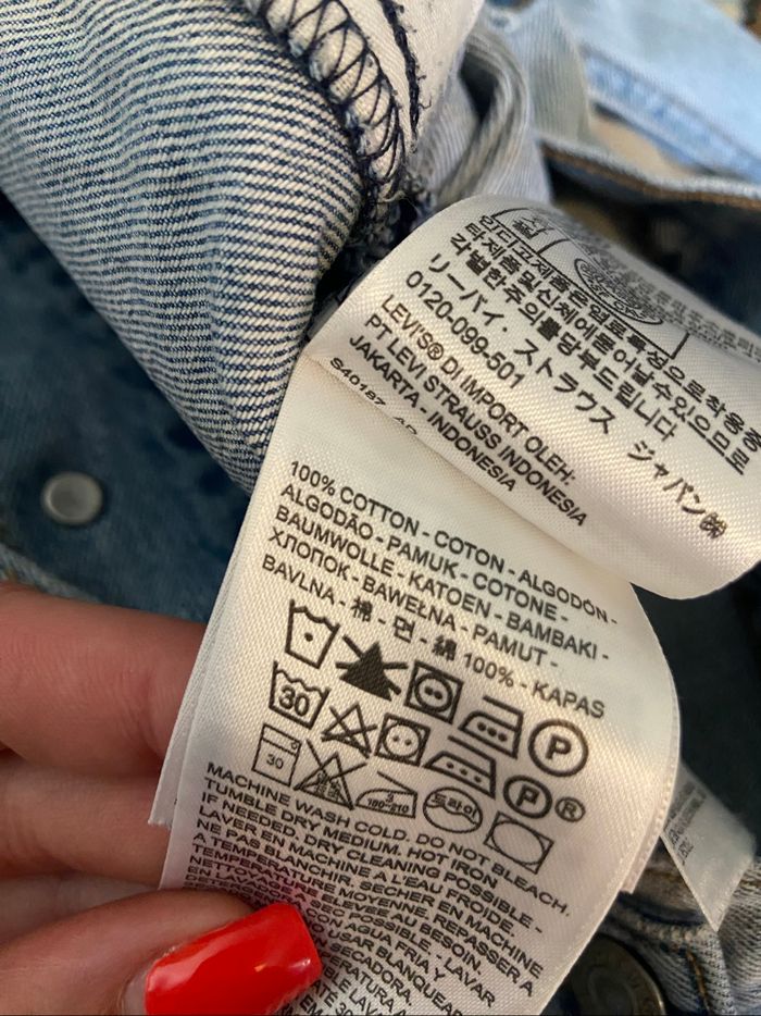Veste en Jean Levis - photo numéro 8