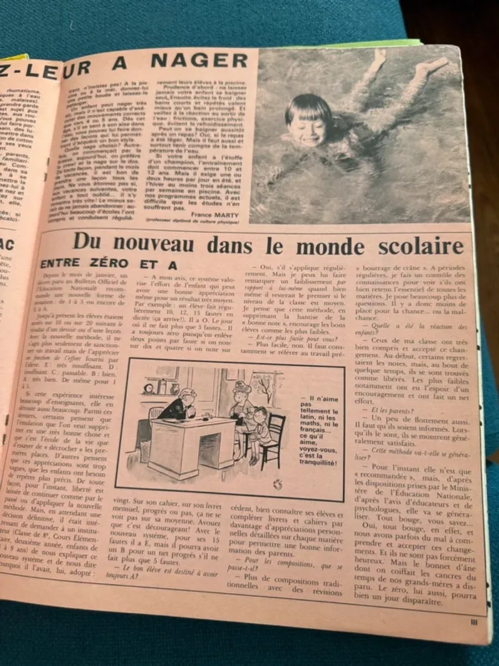 Recueil livre album ancien vintage Le Journal de Babar N1 numéro 1 bleu magazine - photo numéro 9