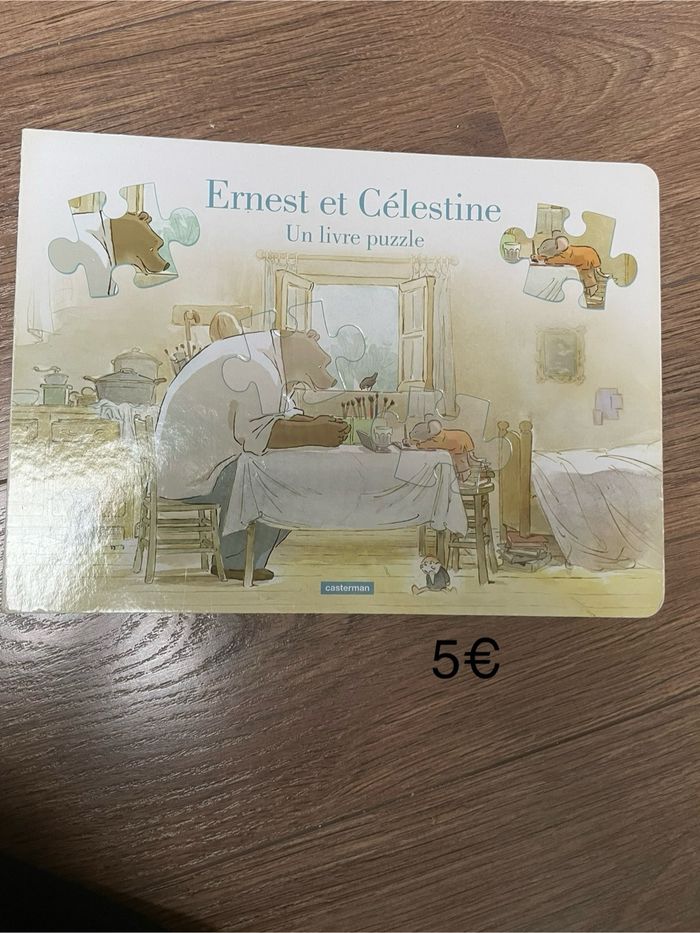 Livre puzzle Ernest et Célestine