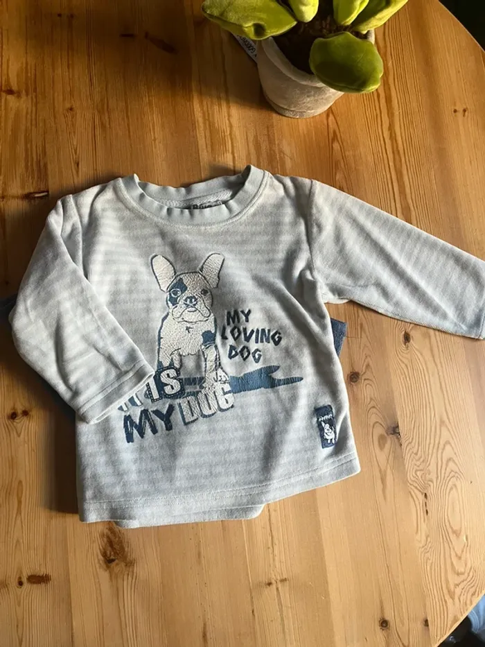 Pyjama hiver velour 3 ans - photo numéro 2