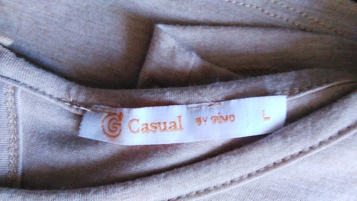 Blouse beige Casual by Gemo - photo numéro 15