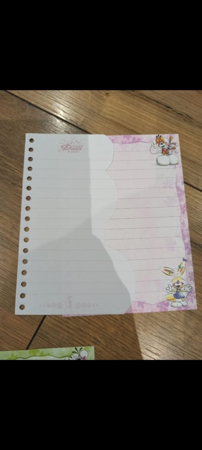 Lot de 3 feuilles Diddl is back carnet spirale - photo numéro 3