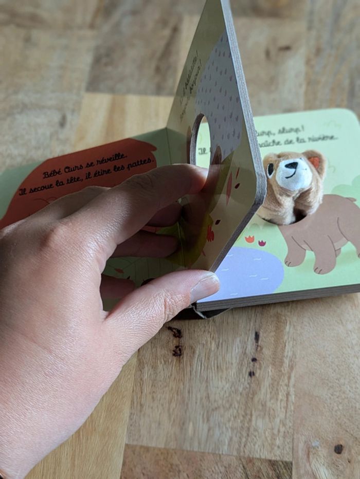 Livre marionnette "Bébé ours" - photo numéro 5