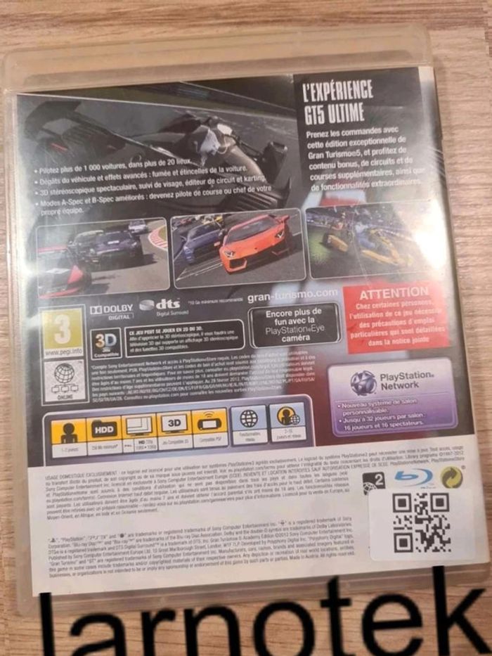 Gran turismo 5 academy édition ps3 - photo numéro 2