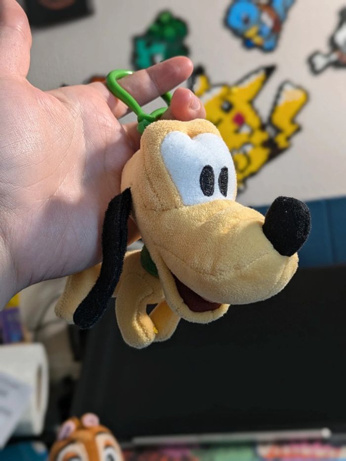 2 porte-clés peluche Disney : Tac et Pluto - photo numéro 5