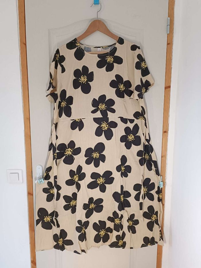 Robe floral vintage 44 2XL