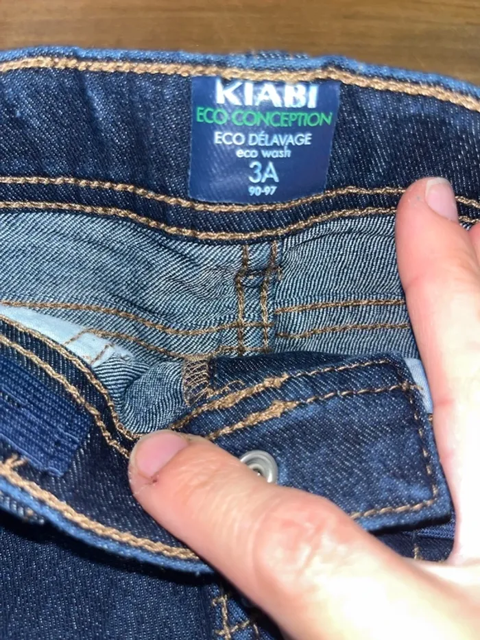 Jeans slip garçon kiabi 3 ans - photo numéro 4