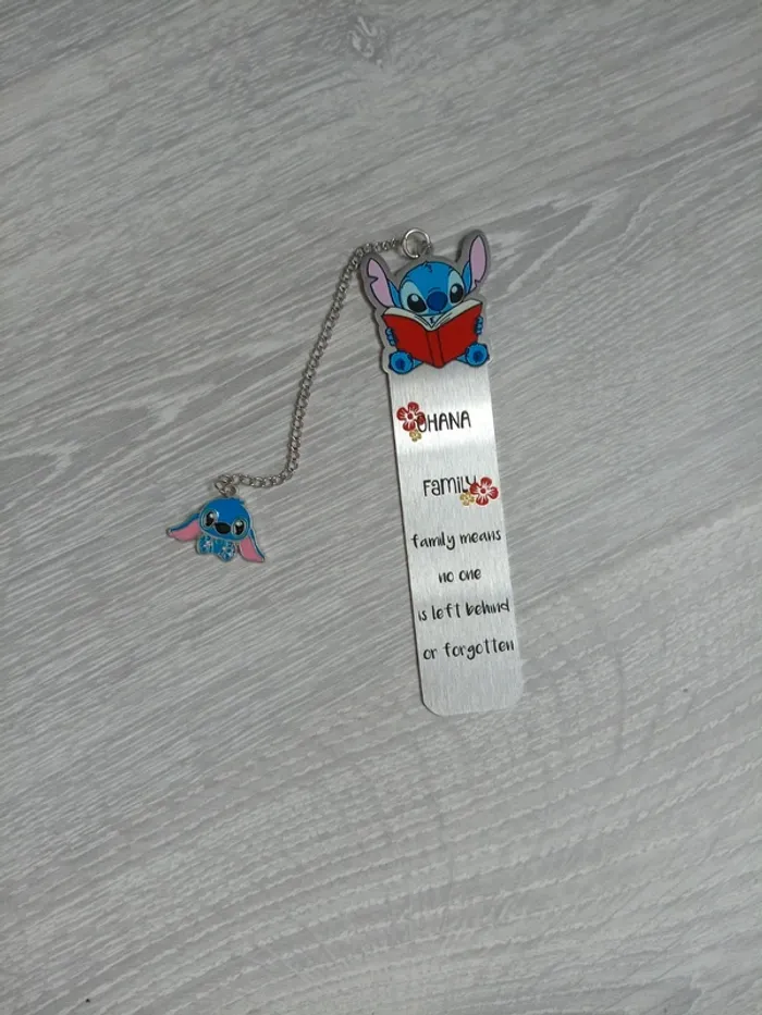 Marque page lilo&stitch