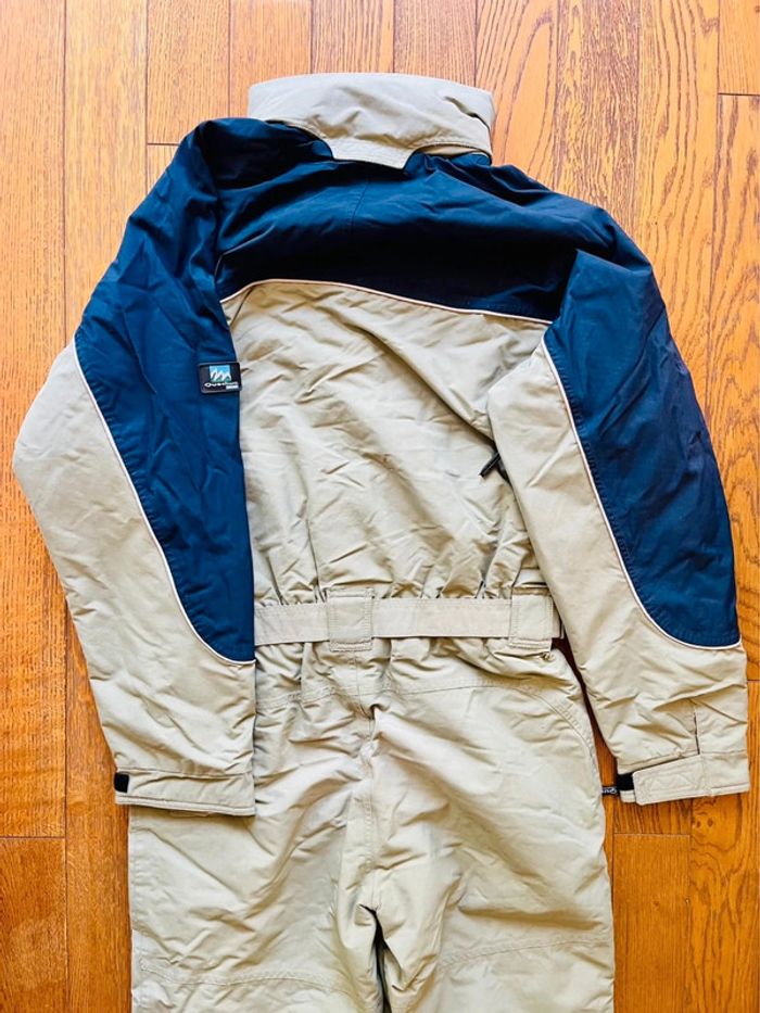 Sublime combinaison de ski taille XL queshua casi neuve bleu marine beige - photo numéro 9