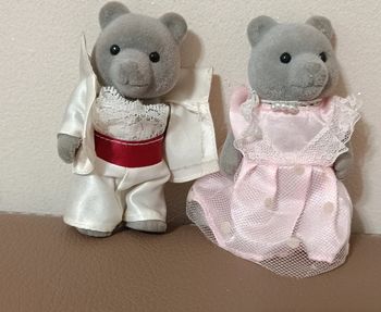 Famille ours mariage
