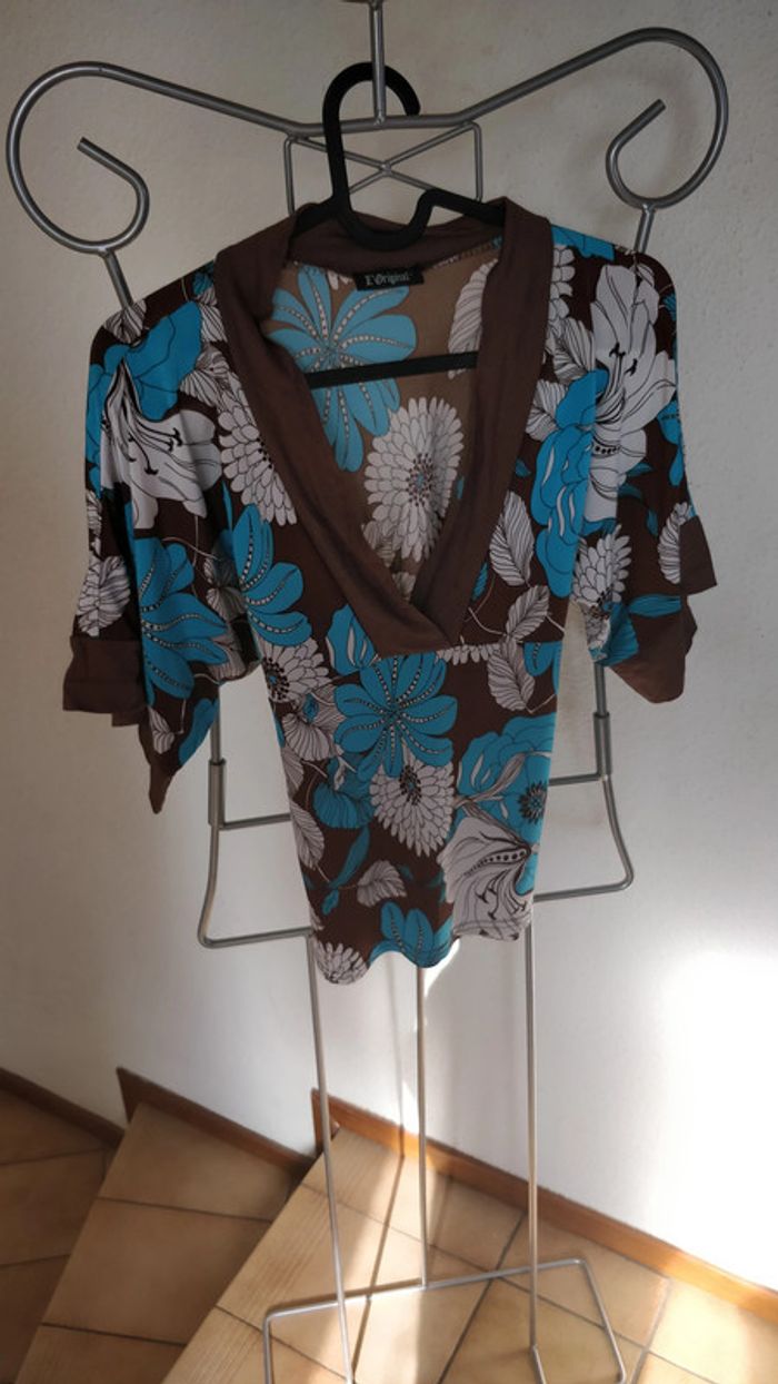 Top effet kakémono taille 38