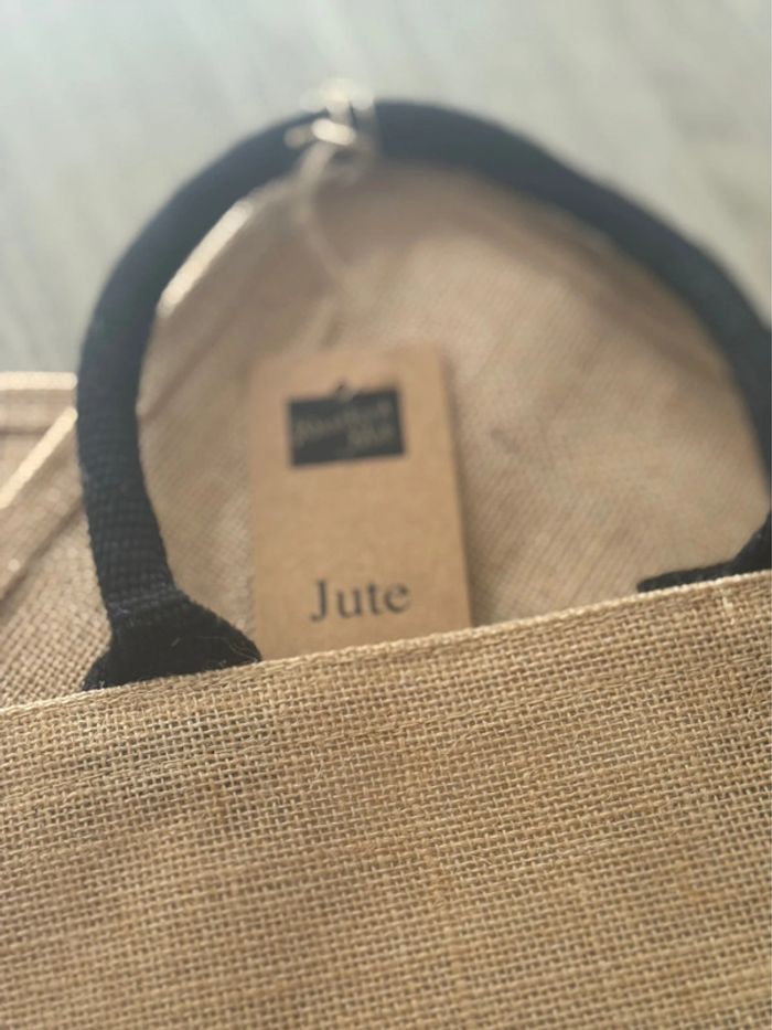 Lot de 5 sacs en toile de jute - photo numéro 2