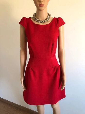 Robe rouge neuve à manches courtes Naf Naf taille XS