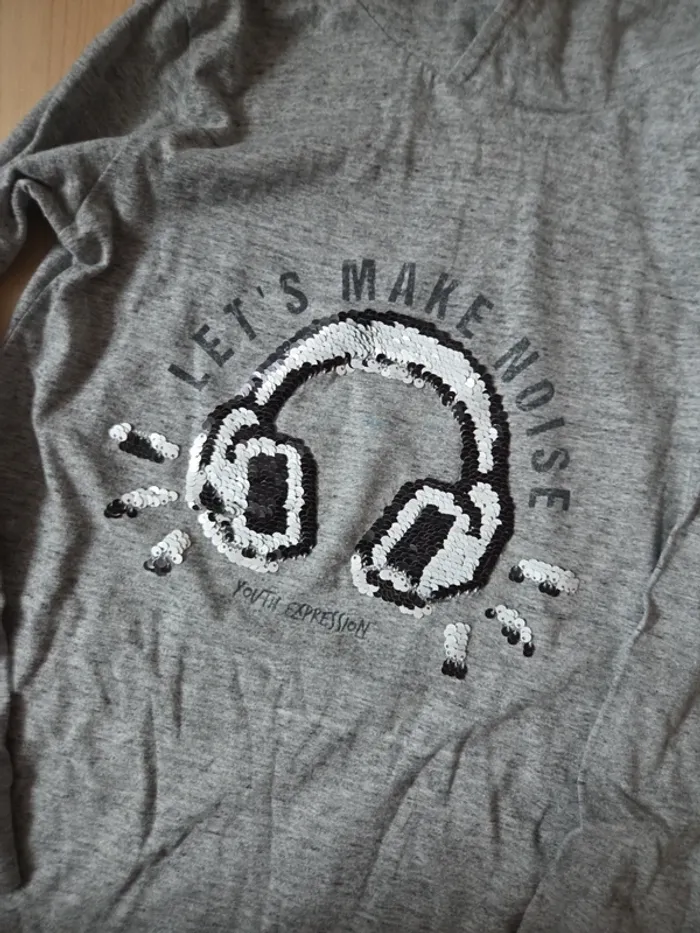 Tee shirt capuche TAO 10ans - photo numéro 2