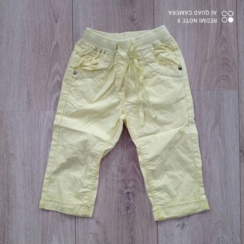 Pantalon court jaune 3ans