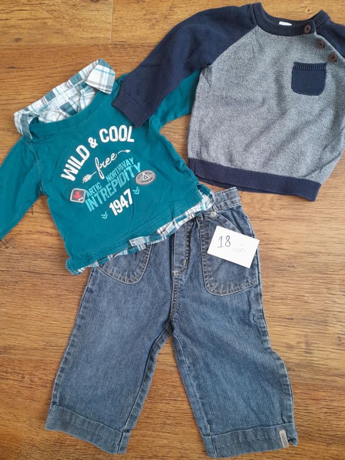 Ensemble 3 pièces 18 mois - photo numéro 2