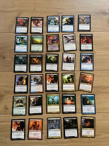 Lot de 30 cartes Magic The Gathering DeckMaster