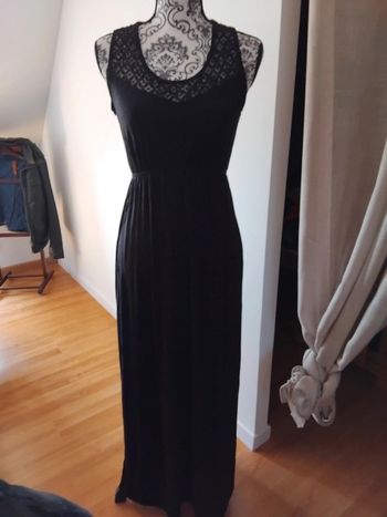 Robe longue noire taille s/m