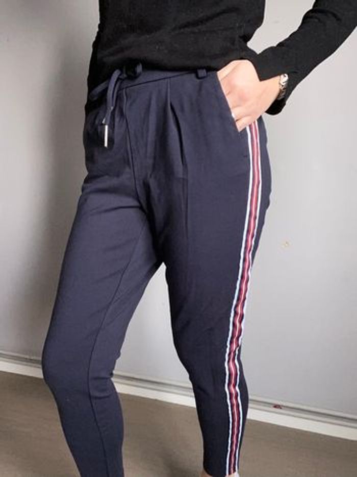 Pantalon bleu marine taille xs - photo numéro 4