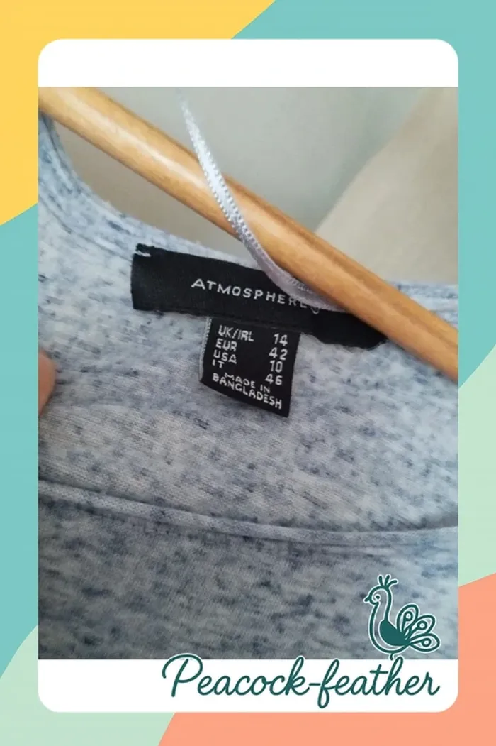 T-shirt bleu atmosphère 42 - photo numéro 3