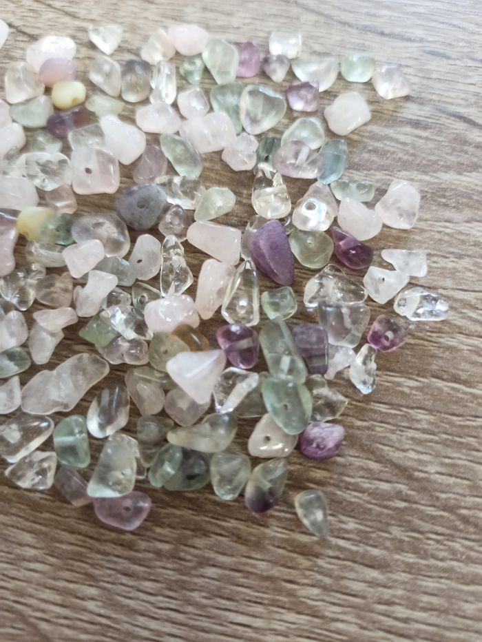 Lot de pierres naturelles "chips" assorties pour bijoux DIY (29 g) - photo numéro 2