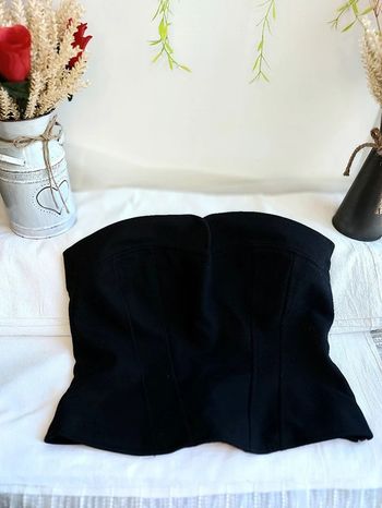 Bustier Zara – Taille M – Noir – État : Excellent