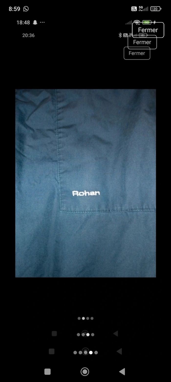 Pantalon hiver bleu marine - photo numéro 4