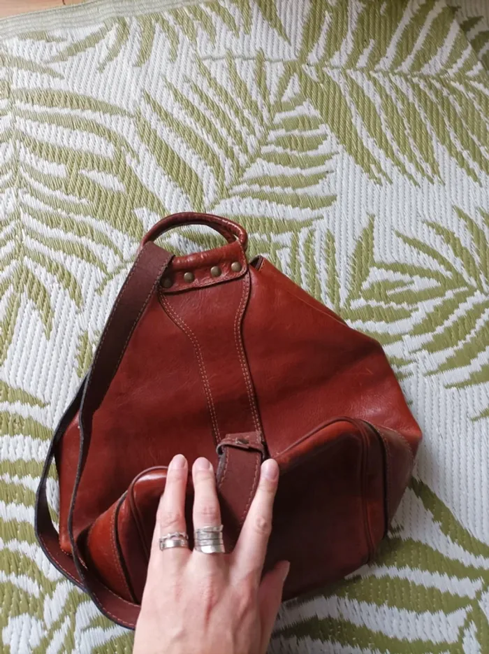 Sac (sac à dos) en cuir - photo numéro 8
