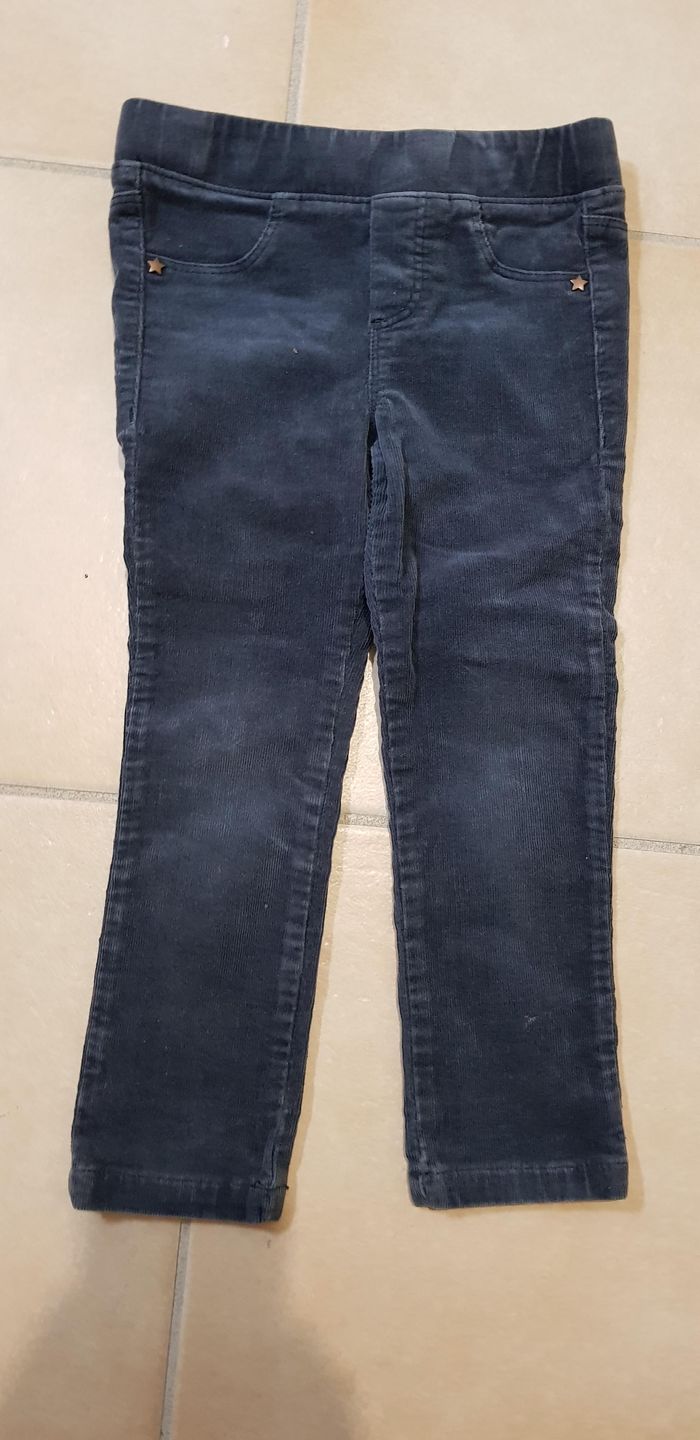 Tregging velours 2 ans okaidi