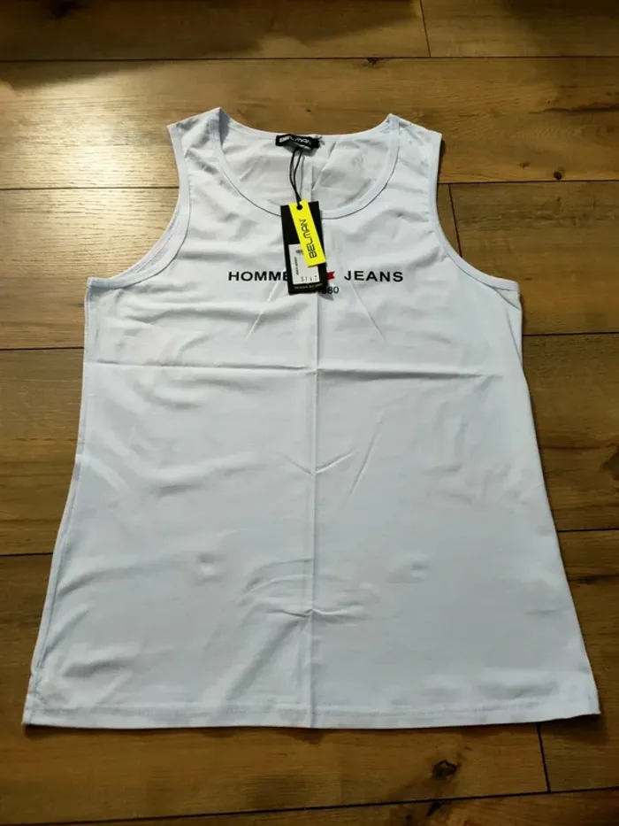 Débardeur homme uni taille S